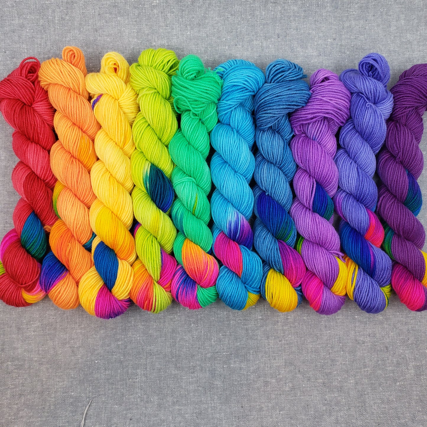 Why Yes, We do LOVE Rainbows - Full Skein Sets