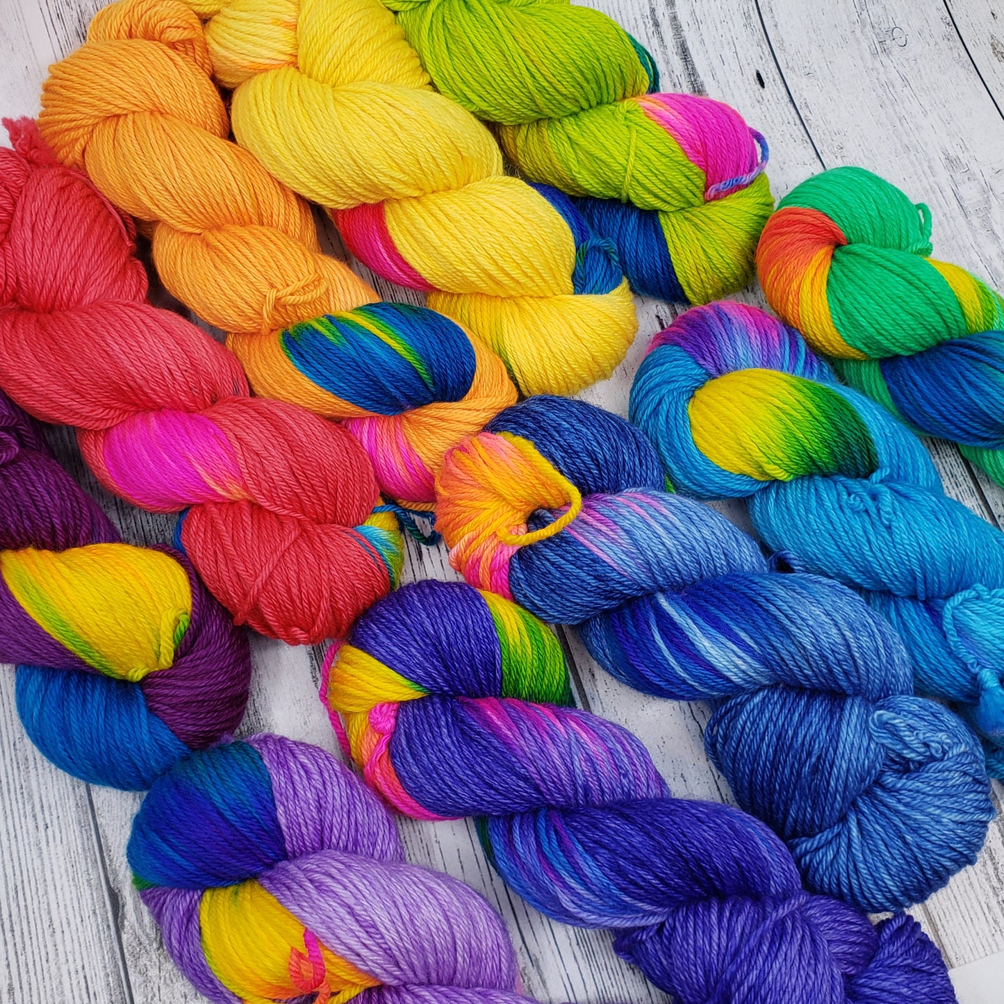 Why Yes, We do LOVE Rainbows - Full Skein Sets