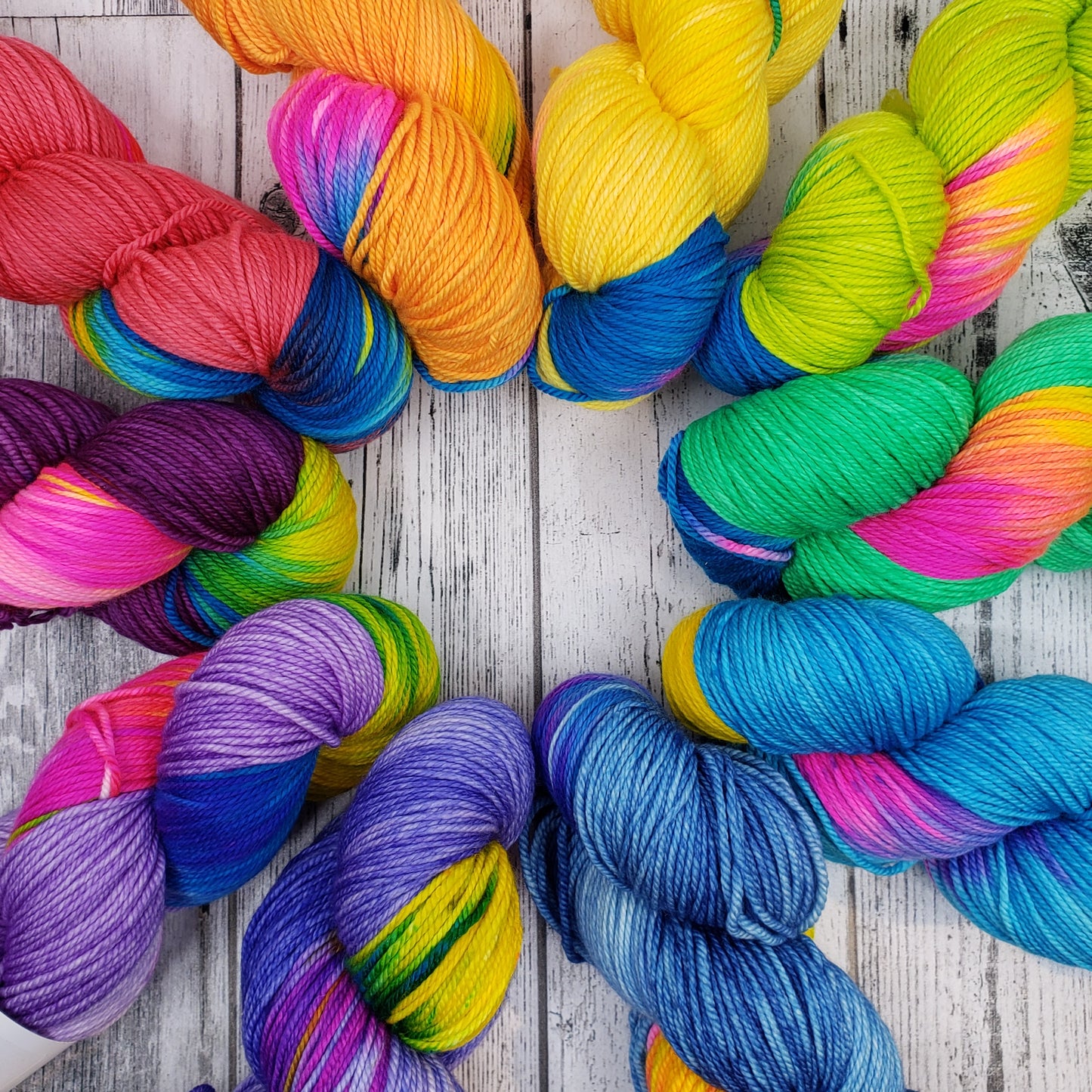 Why Yes, We do LOVE Rainbows - Full Skein Sets