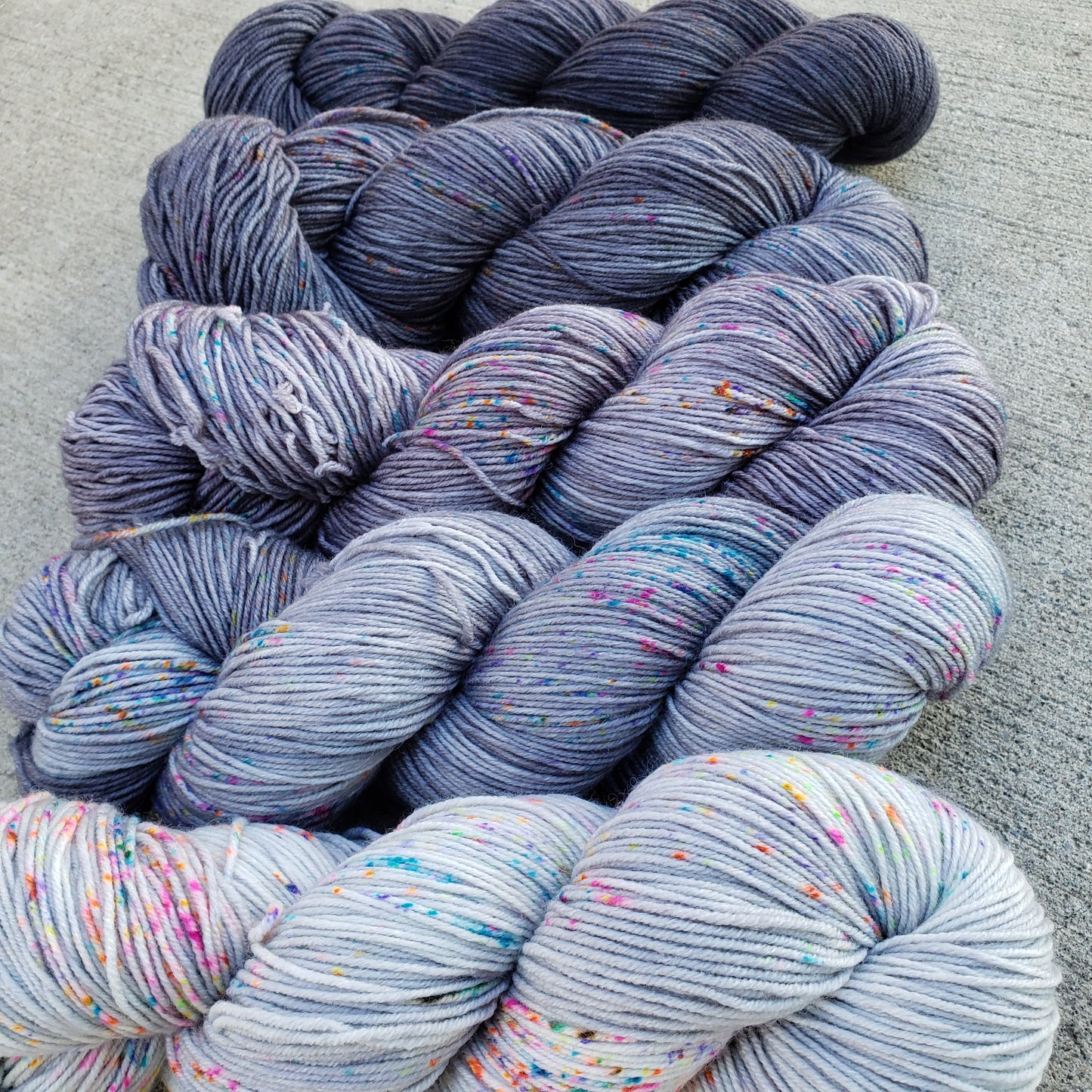 Granite FULL SKEIN Yarn Set