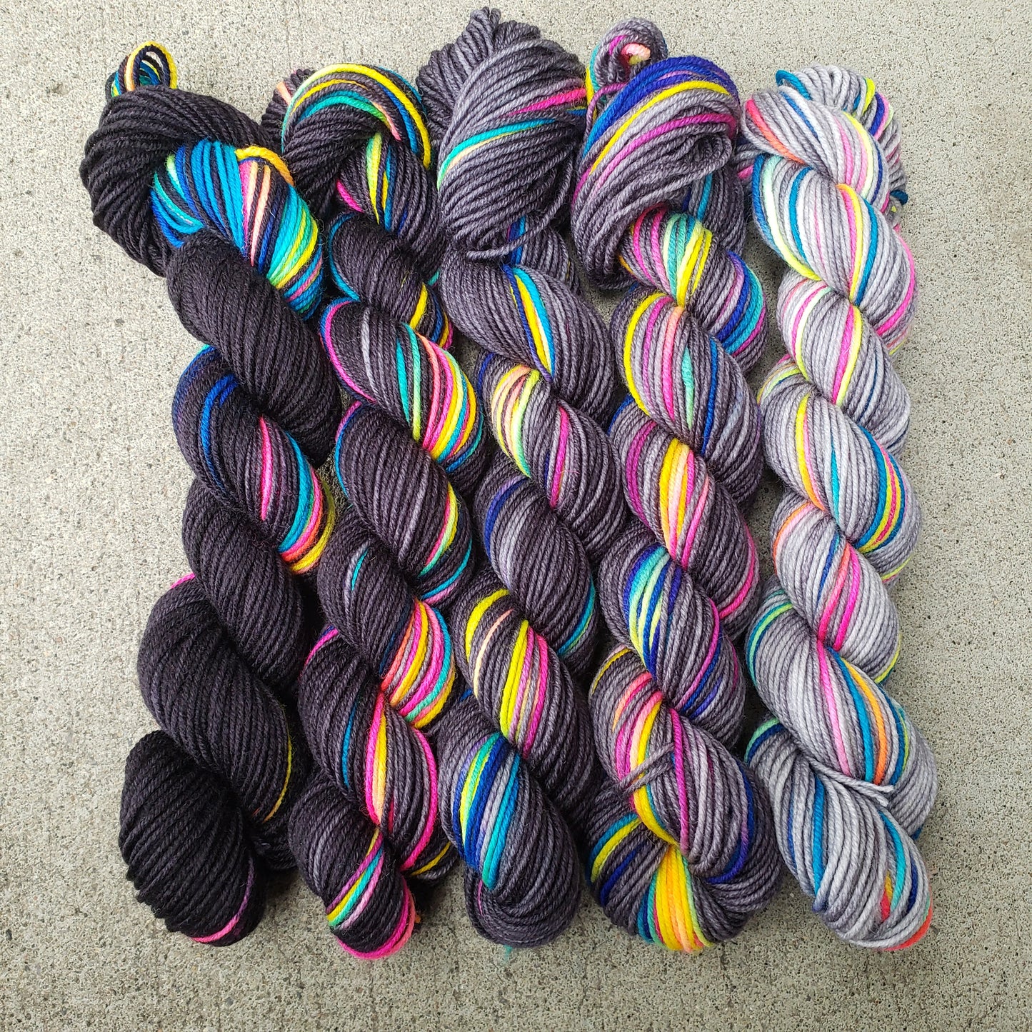 Rainbows Everywhere MaxMini Skein Set