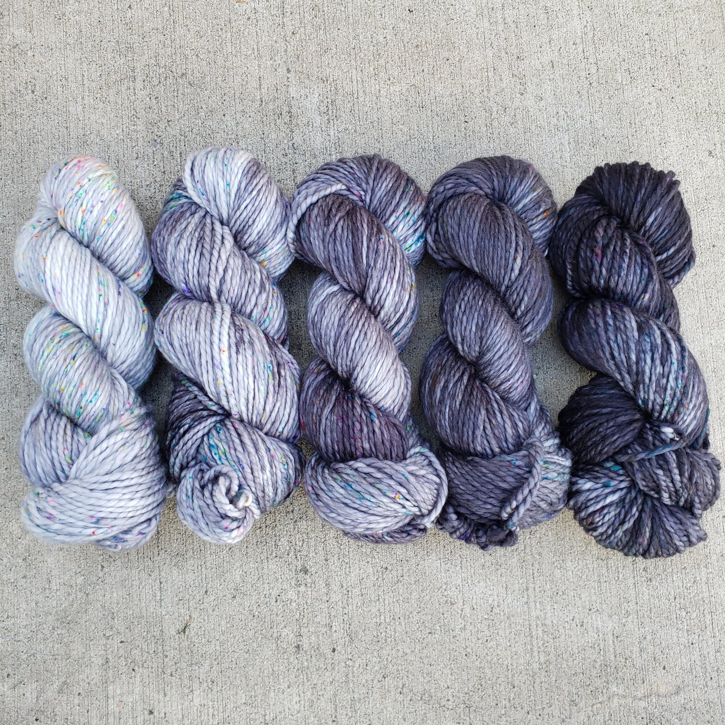 Granite FULL SKEIN Yarn Set