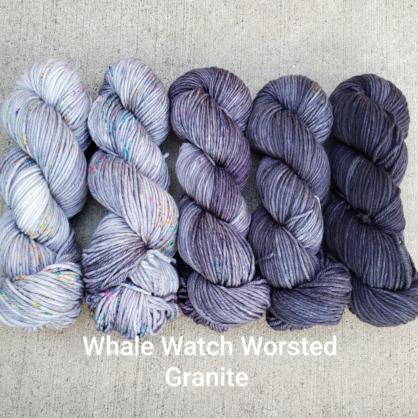 Granite FULL SKEIN Yarn Set