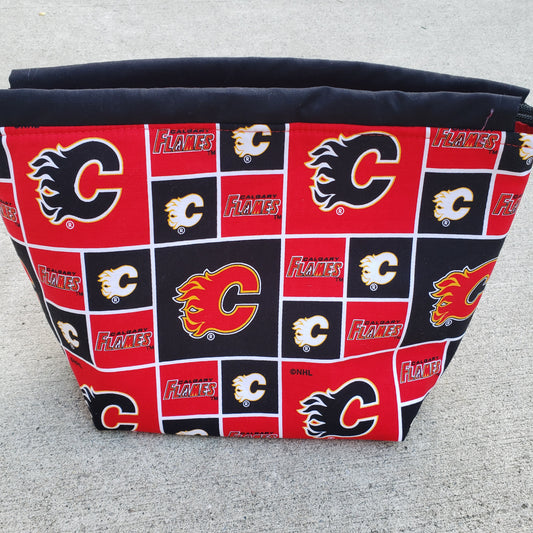 Calgary Flames Knitting Bag