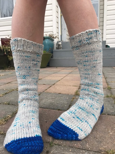 Knit Fast, Heel Later Sock Pattern